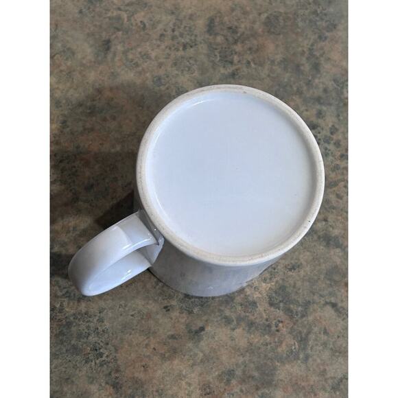 Sketch Stick Figure Smiley Girl Coffee Tea Mug Xochi With Open Arms 3.75" White - Picture 6 of 7